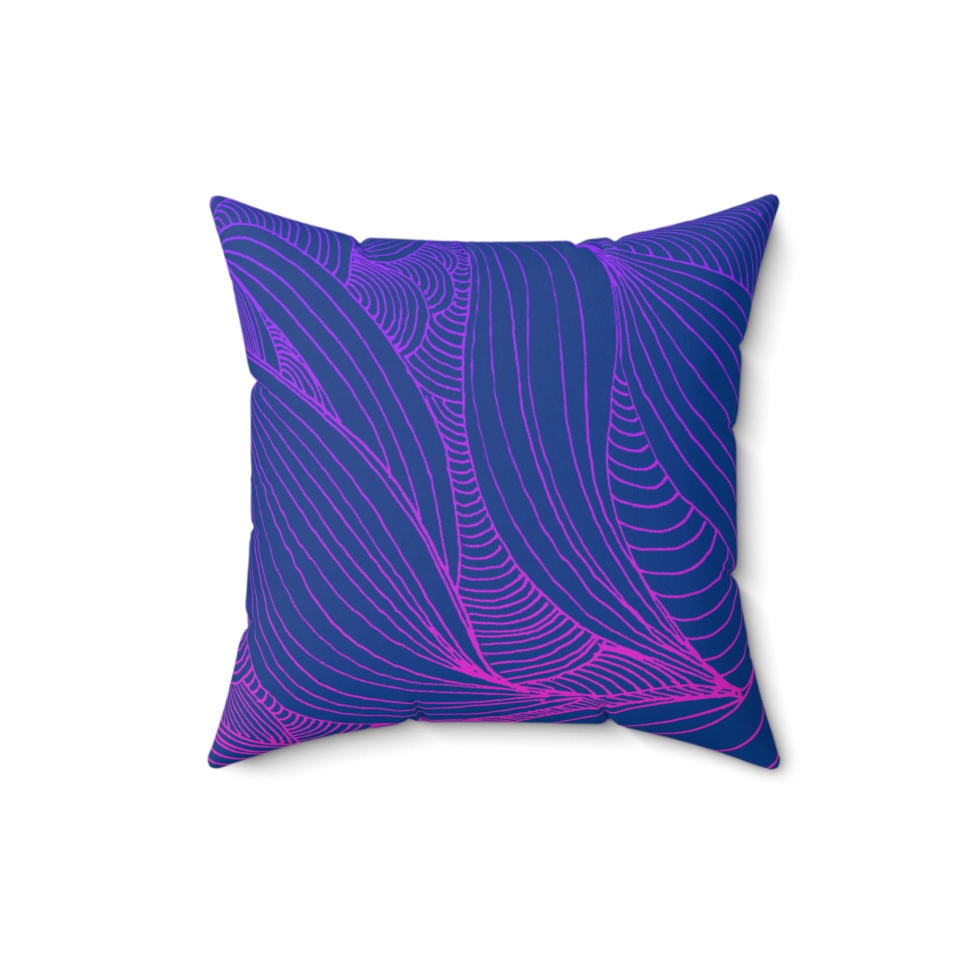 Whispers of Comfort-Spun Polyester Square Pillow