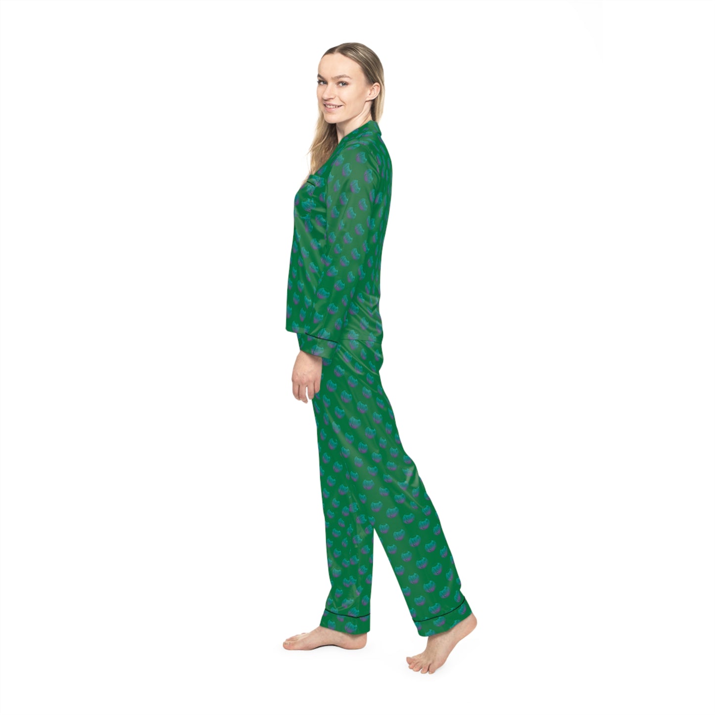 Women's Satin Pajama Set - Elegant Sleepwear