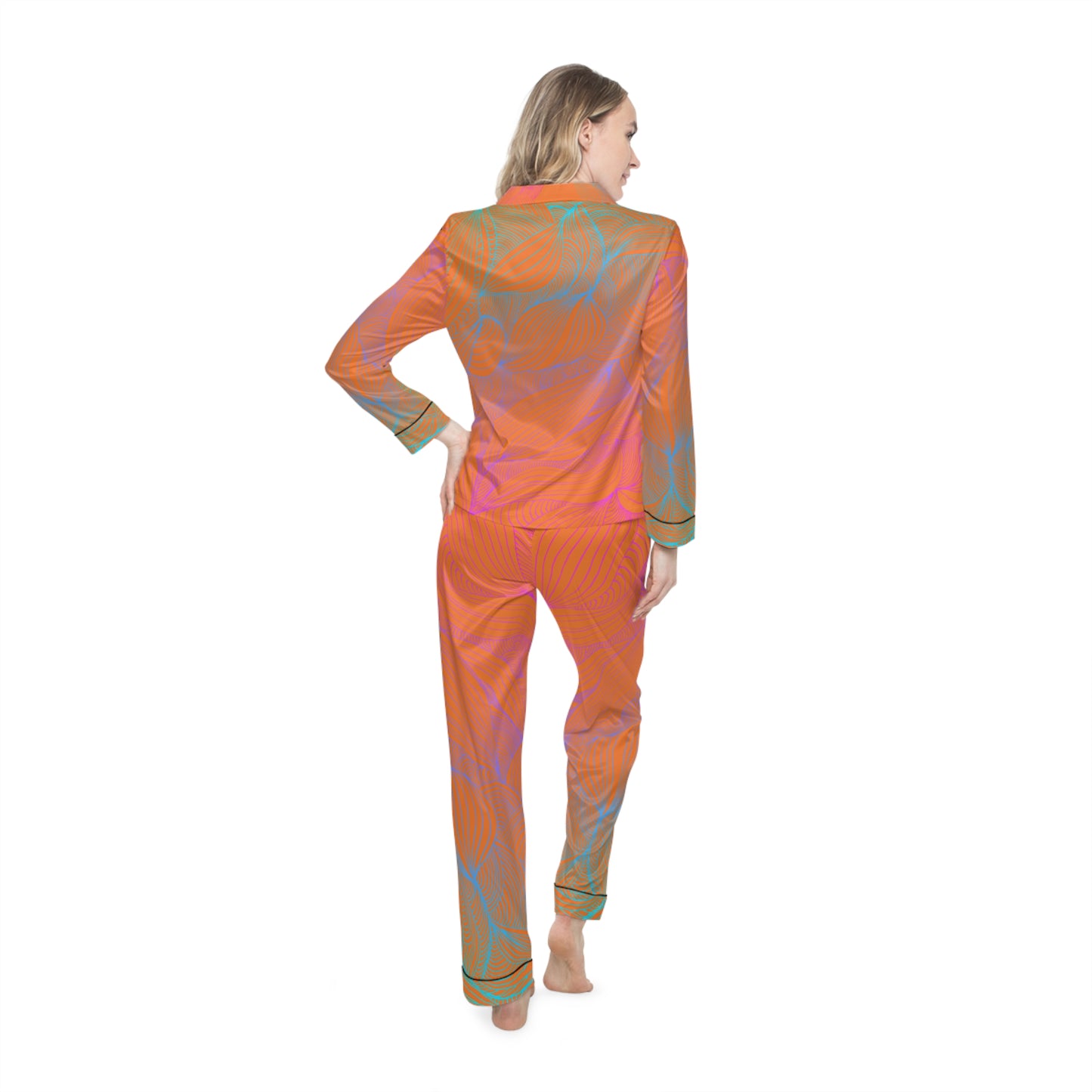 Women's Satin Pajama Set - Elegant Sleepwear