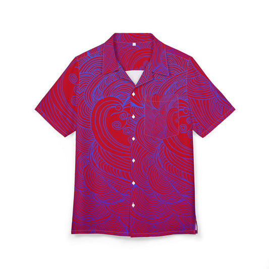 Unisex Hawaiian Button-Down Shirt - Tropical Summer Vibes