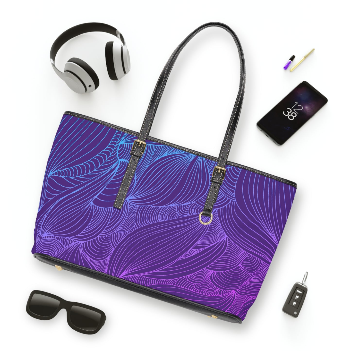 PU Leather Shoulder Bag
