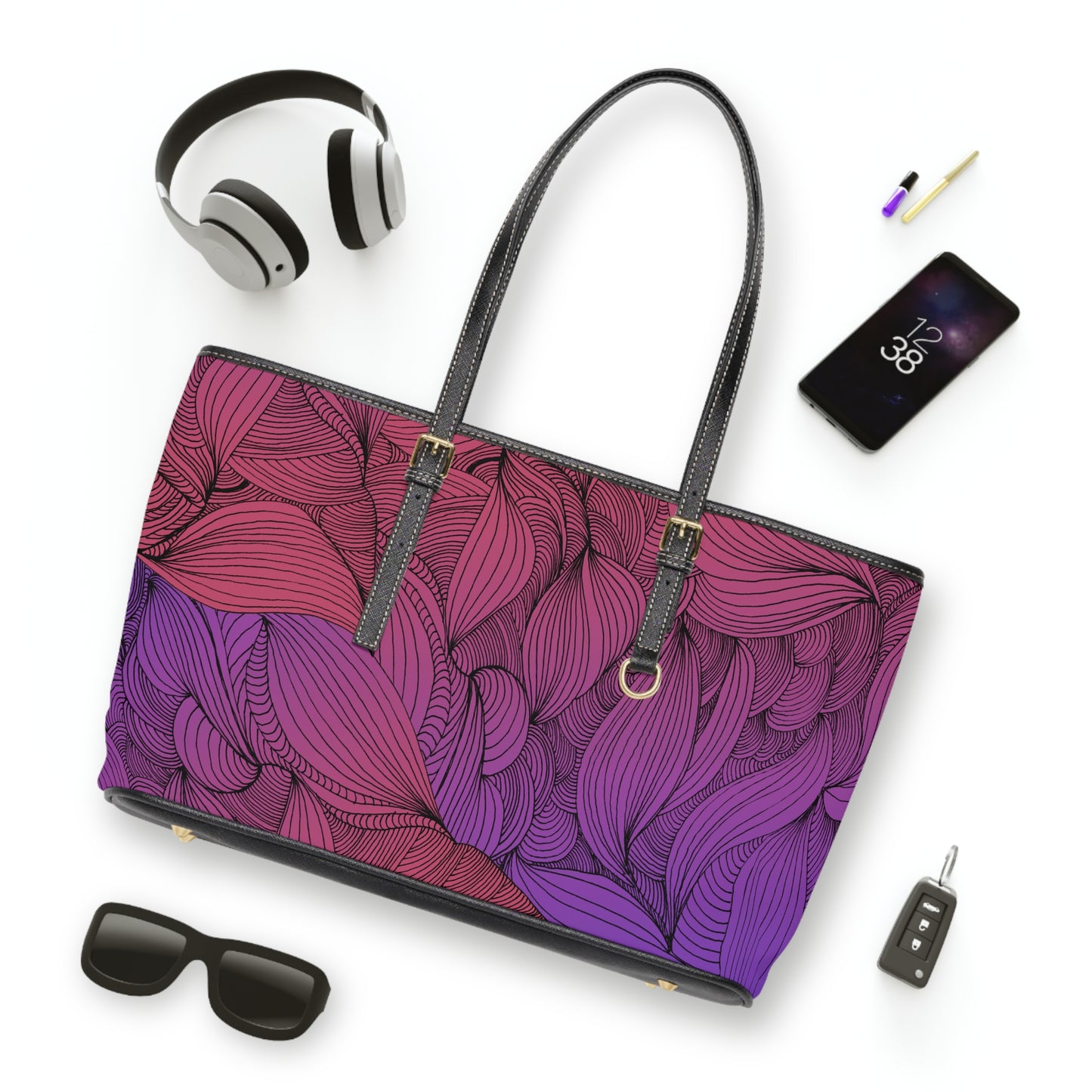 PU Leather Shoulder Bag