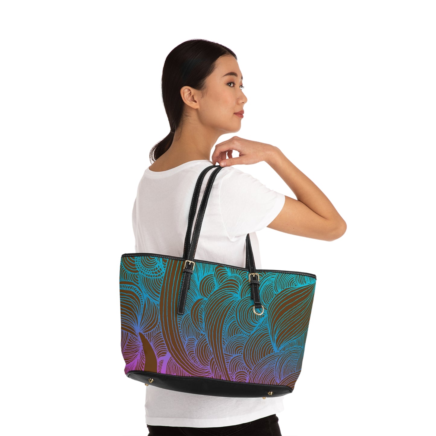 PU Leather Shoulder Bag