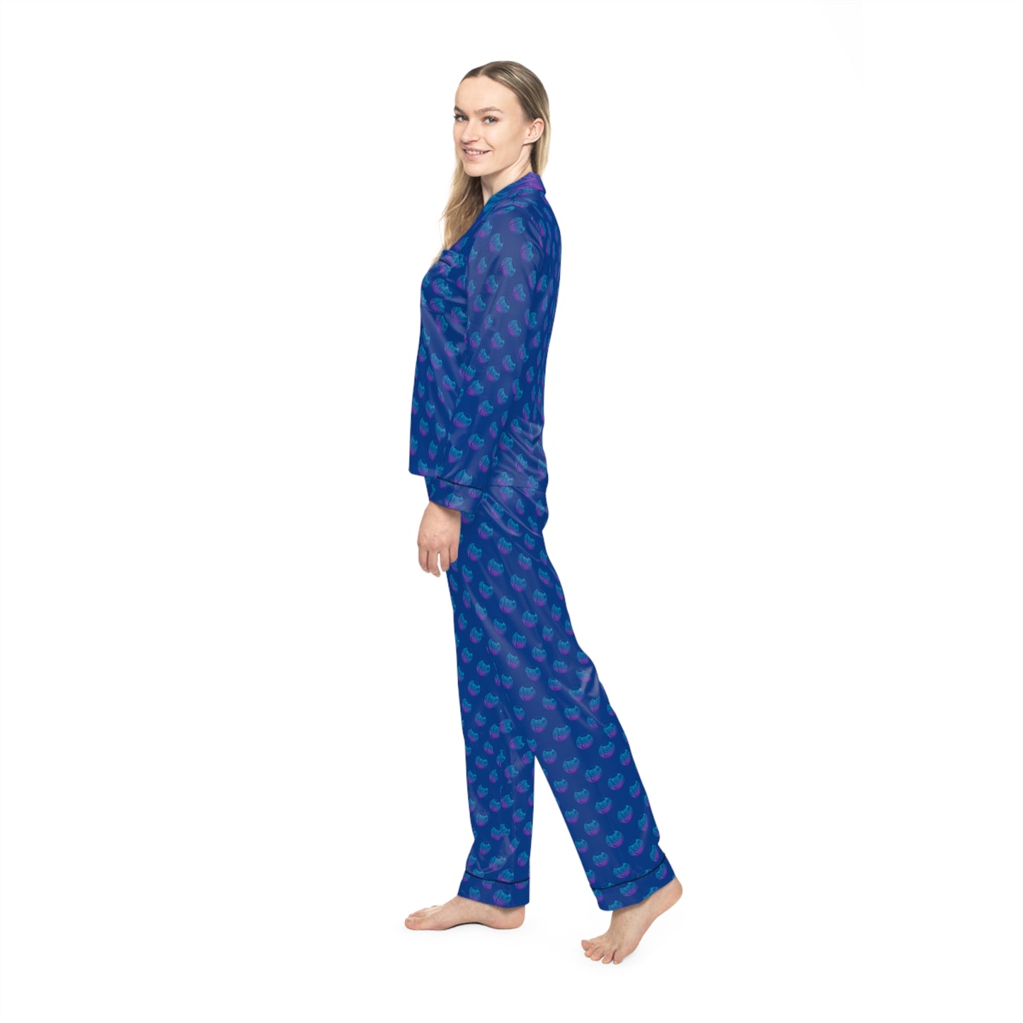 Women's Satin Pajama Set - Elegant Sleepwear