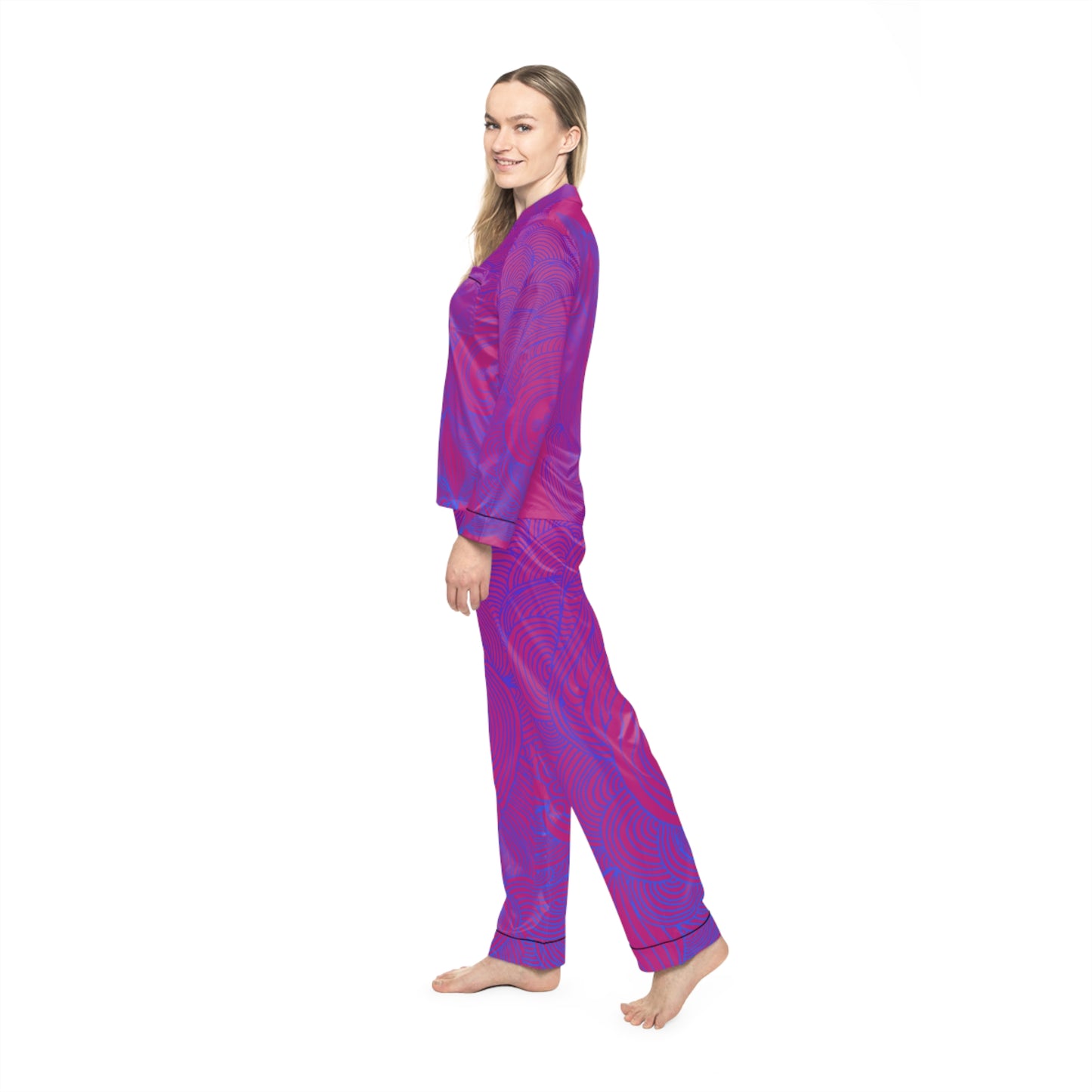 Women's Satin Pajama Set - Elegant Sleepwear