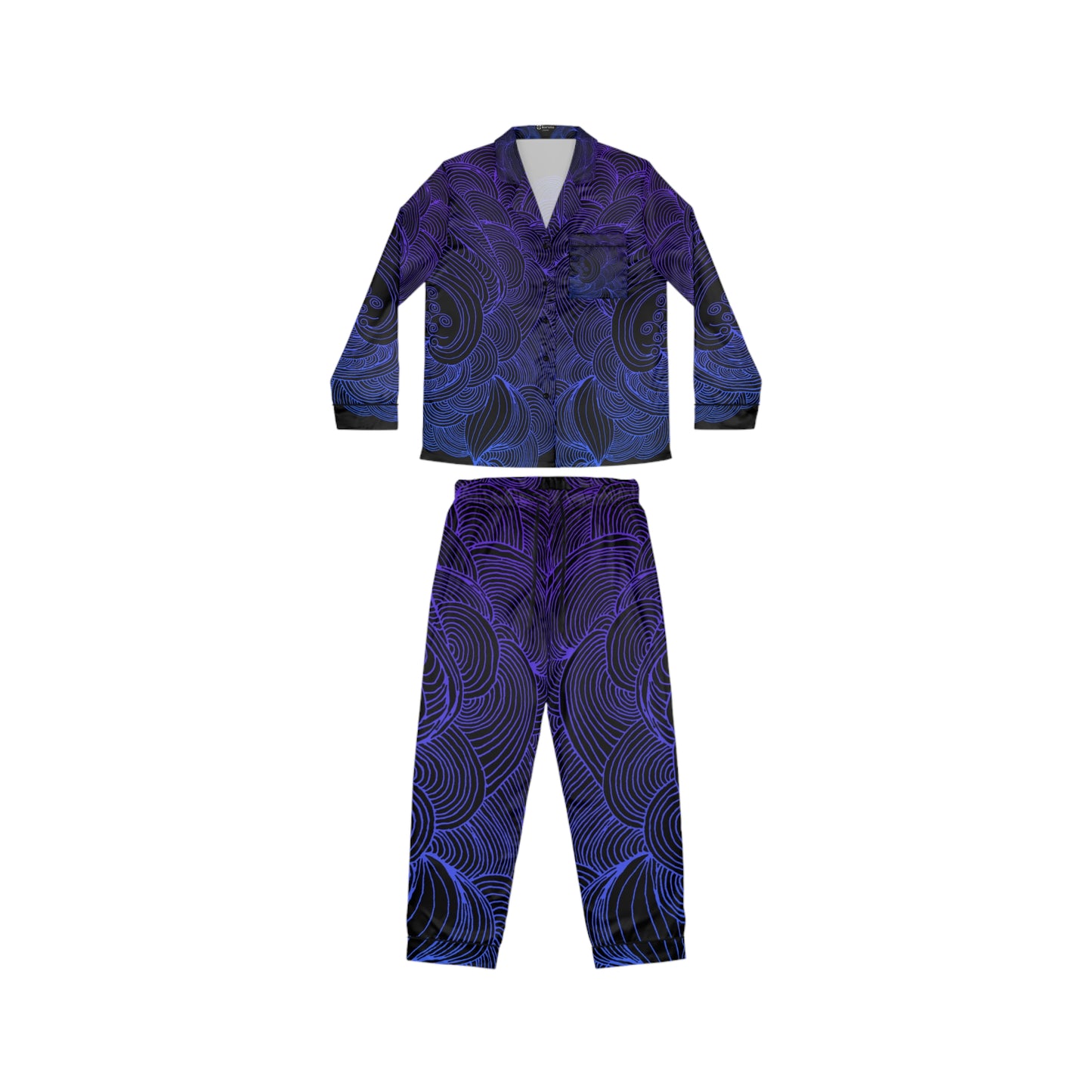 Women's Satin Pajama Set - Elegant Sleepwear