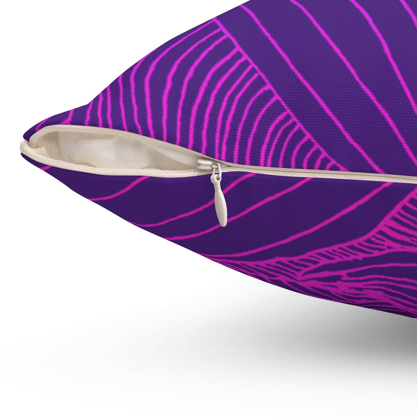 Whispers of Comfort-Spun Polyester Square Pillow