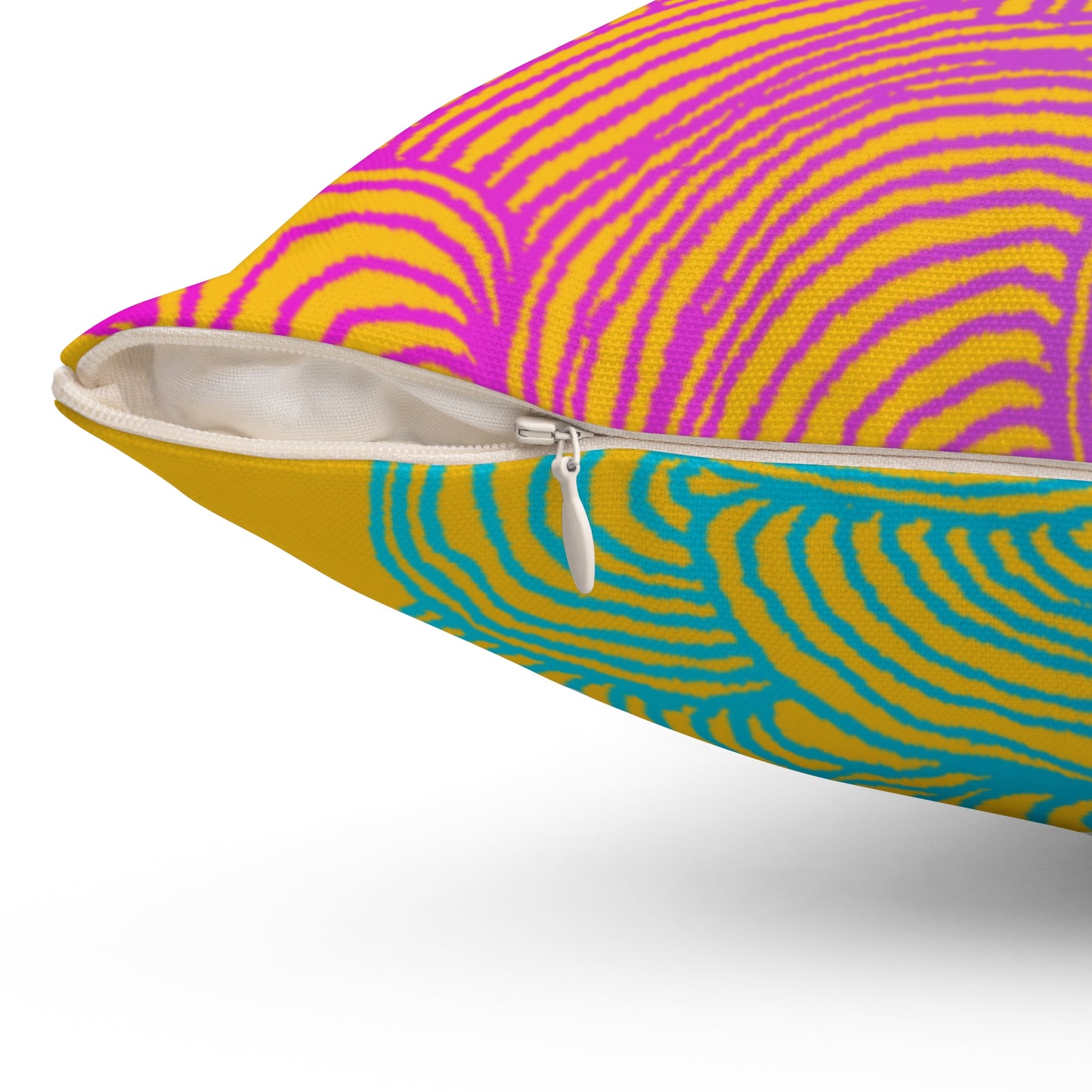 Whispers of Comfort-Spun Polyester Square Pillow