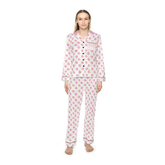 Women's Satin Pajama Set - Elegant Sleepwear