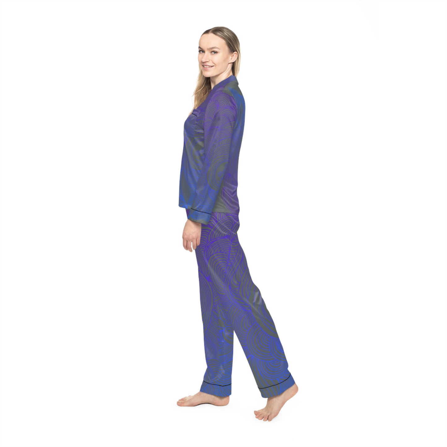 Women's Satin Pajama Set - Elegant Sleepwear
