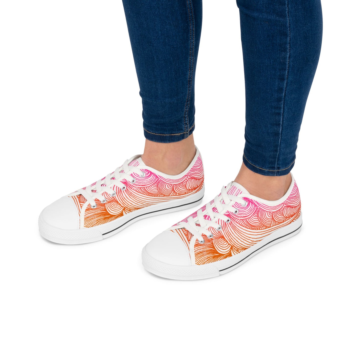 Compassionate Steps-Women's Low Top Sneakers