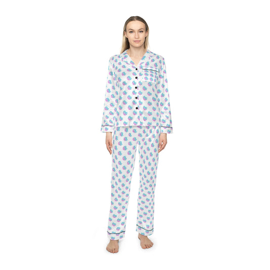 Women's Satin Pajama Set - Elegant Sleepwear