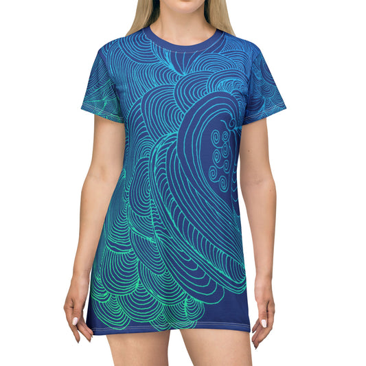 Flow of Love-T-Shirt Dress