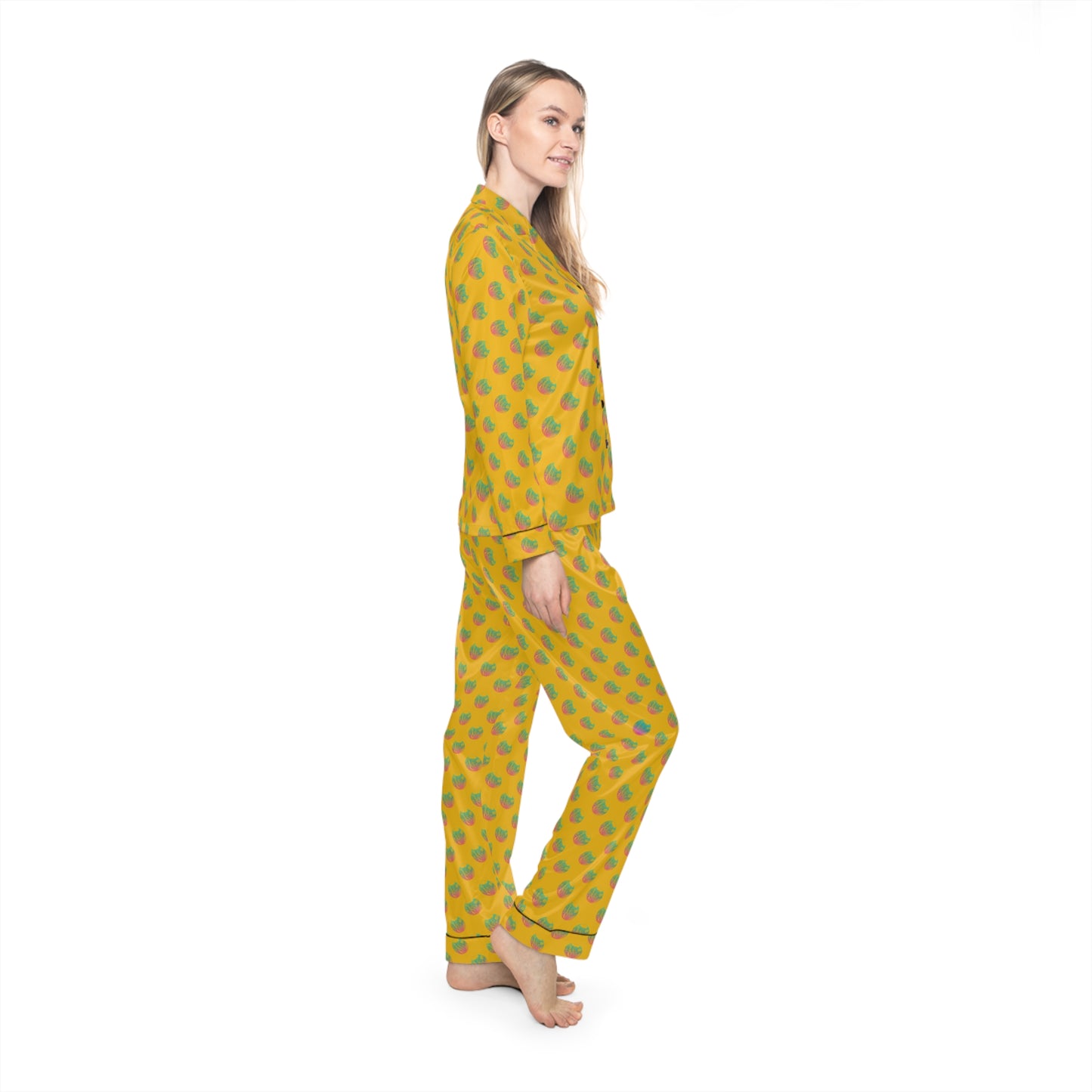 Women's Satin Pajama Set - Elegant Sleepwear