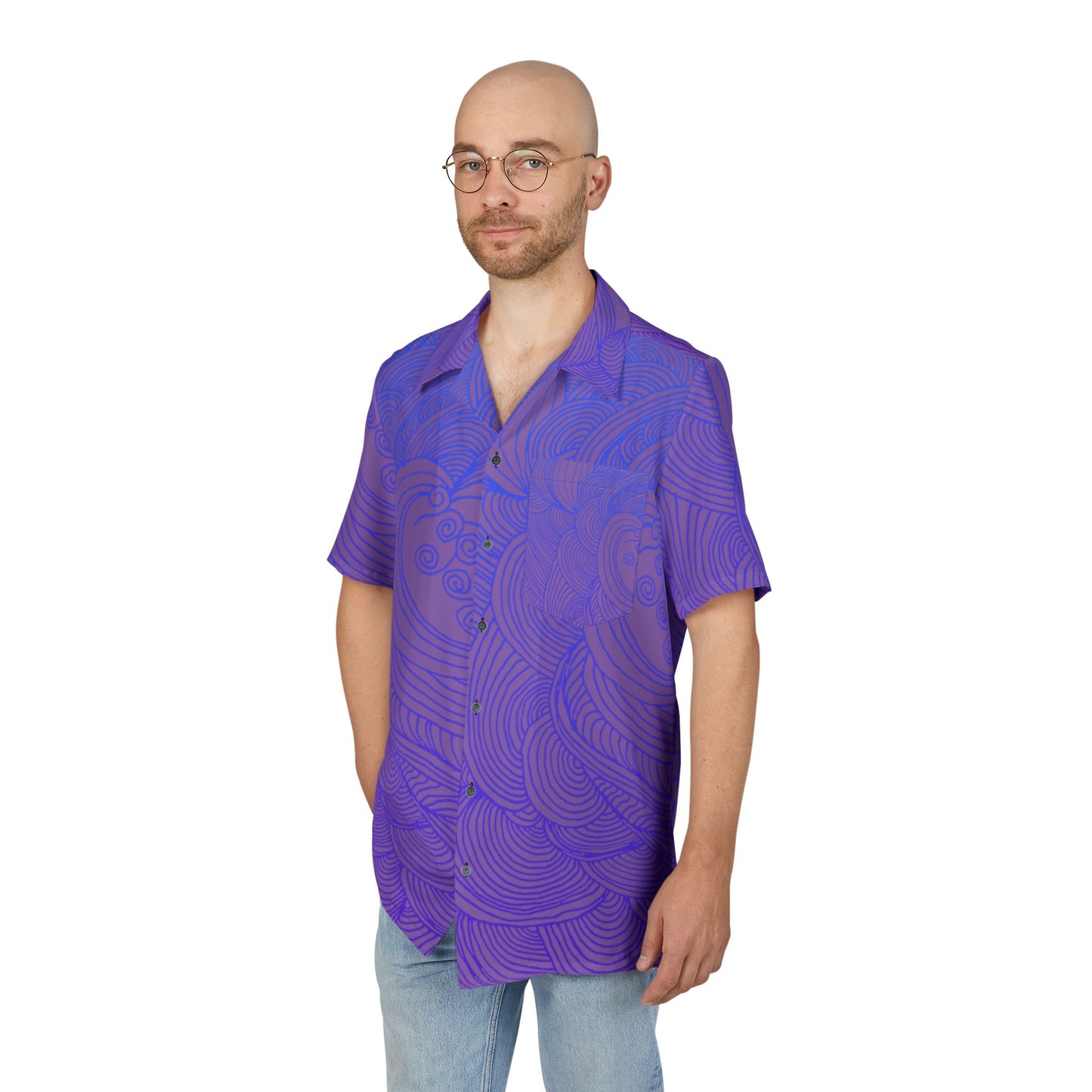 Unisex Hawaiian Button-Down Shirt - Tropical Summer Vibes