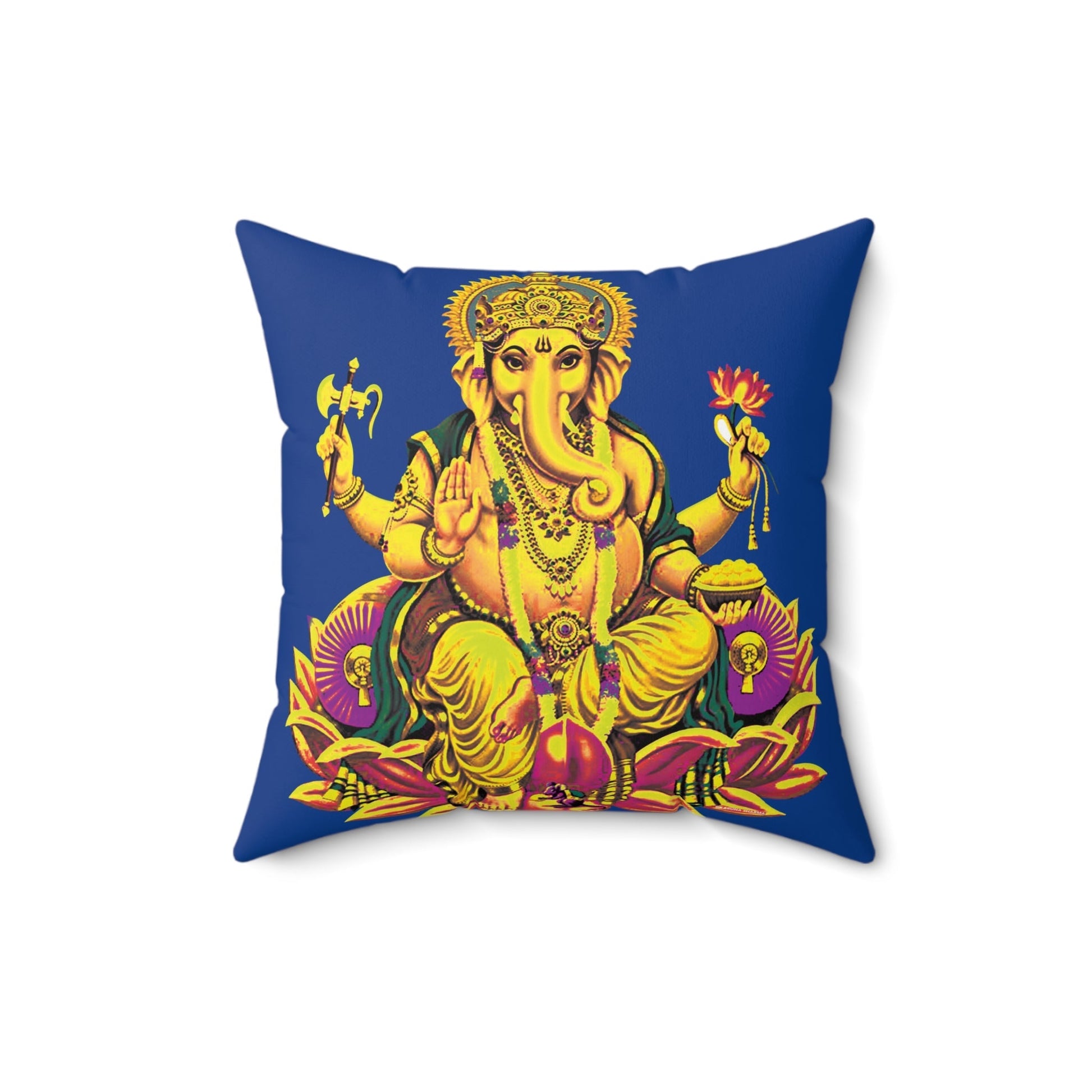 Whispers of Comfort-Spun Polyester Square Pillow