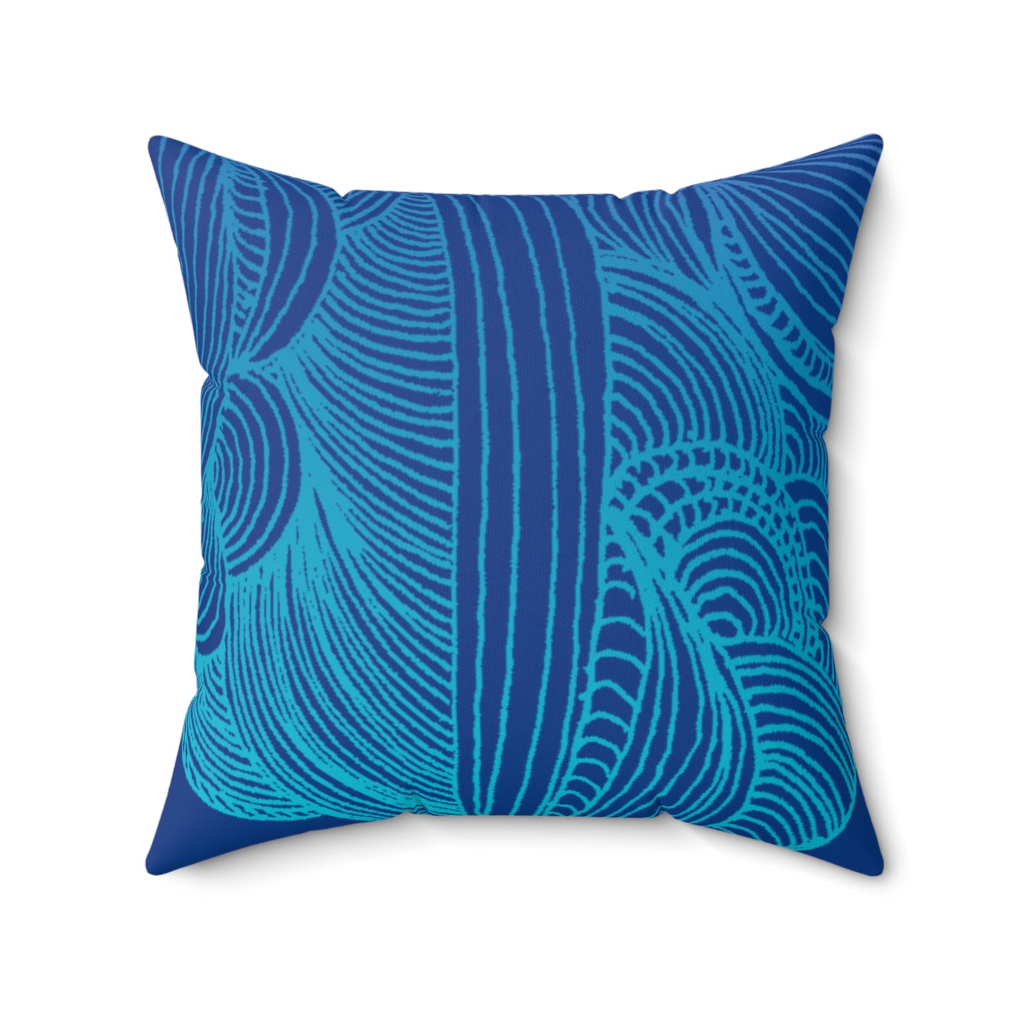 Whispers of Comfort-Spun Polyester Square Pillow