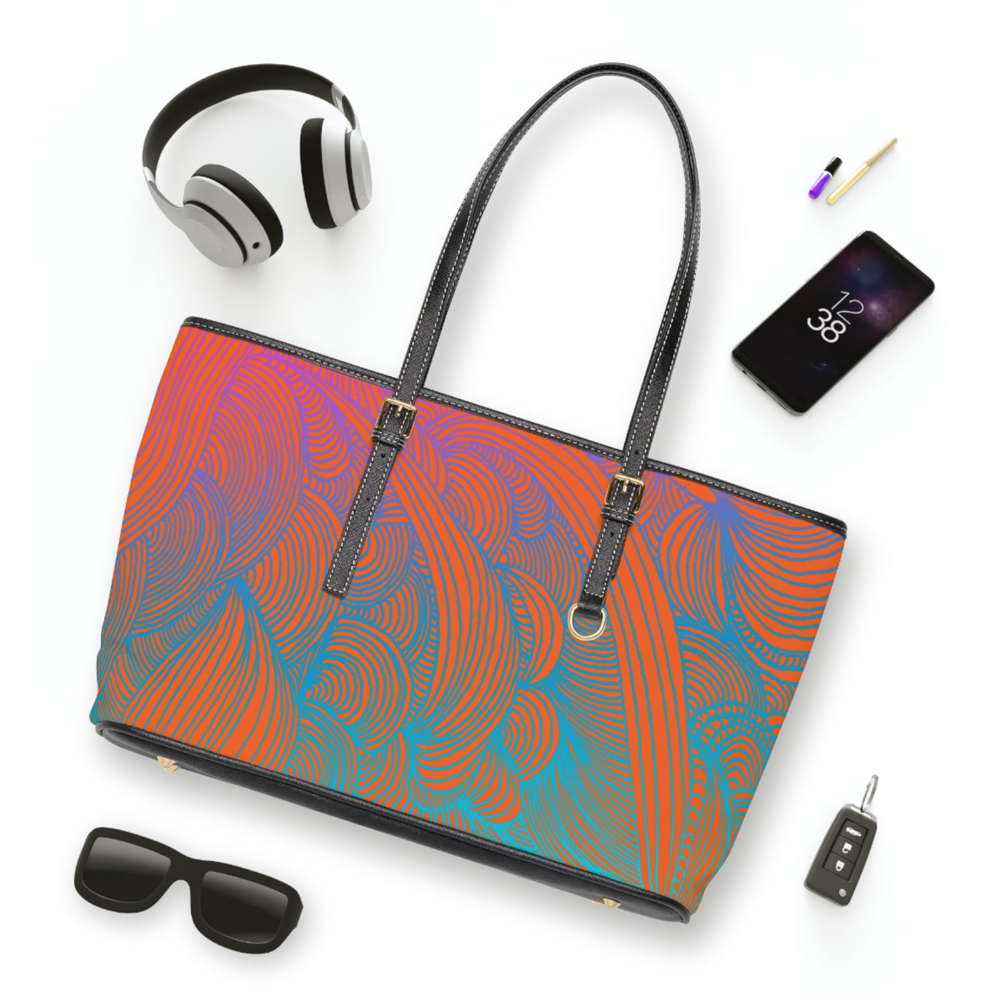PU Leather Shoulder Bag