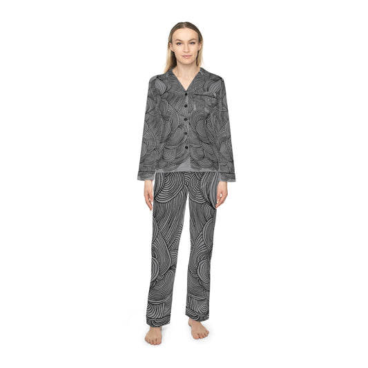 Women's Satin Pajama Set - Elegant Sleepwear