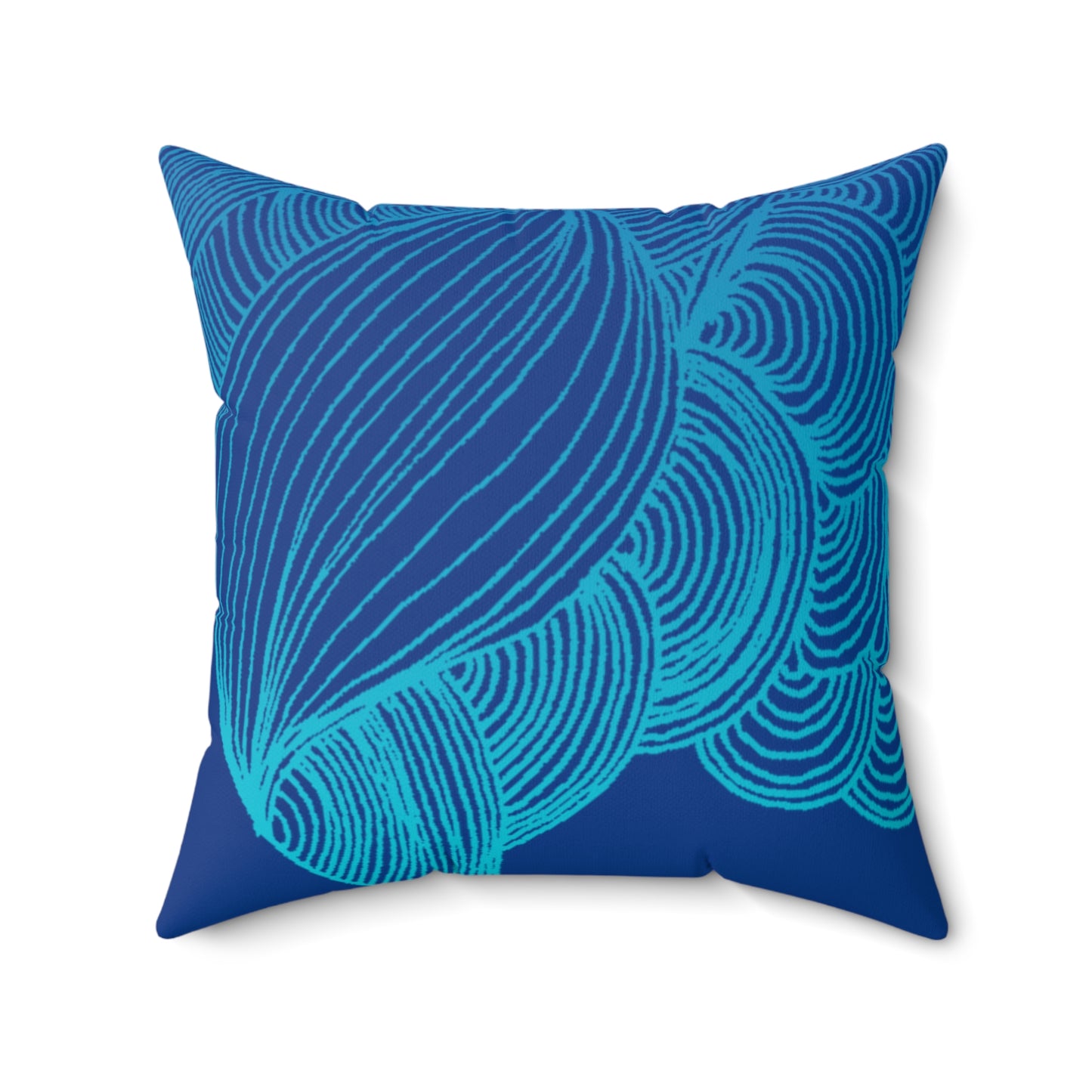 Whispers of Comfort-Spun Polyester Square Pillow