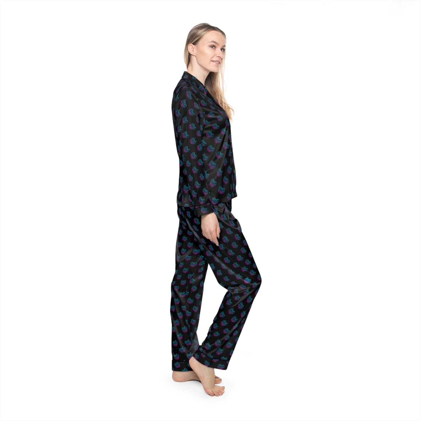 Women's Satin Pajama Set - Elegant Sleepwear