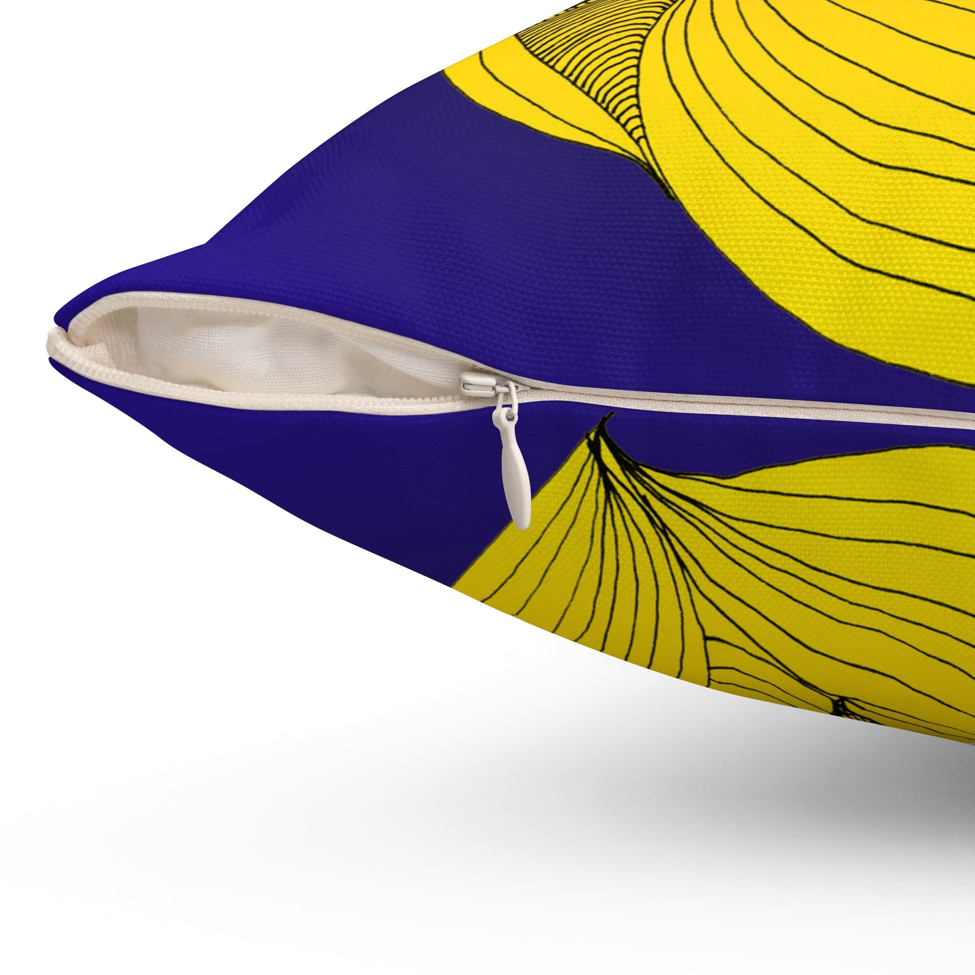 Whispers of Comfort-Spun Polyester Square Pillow