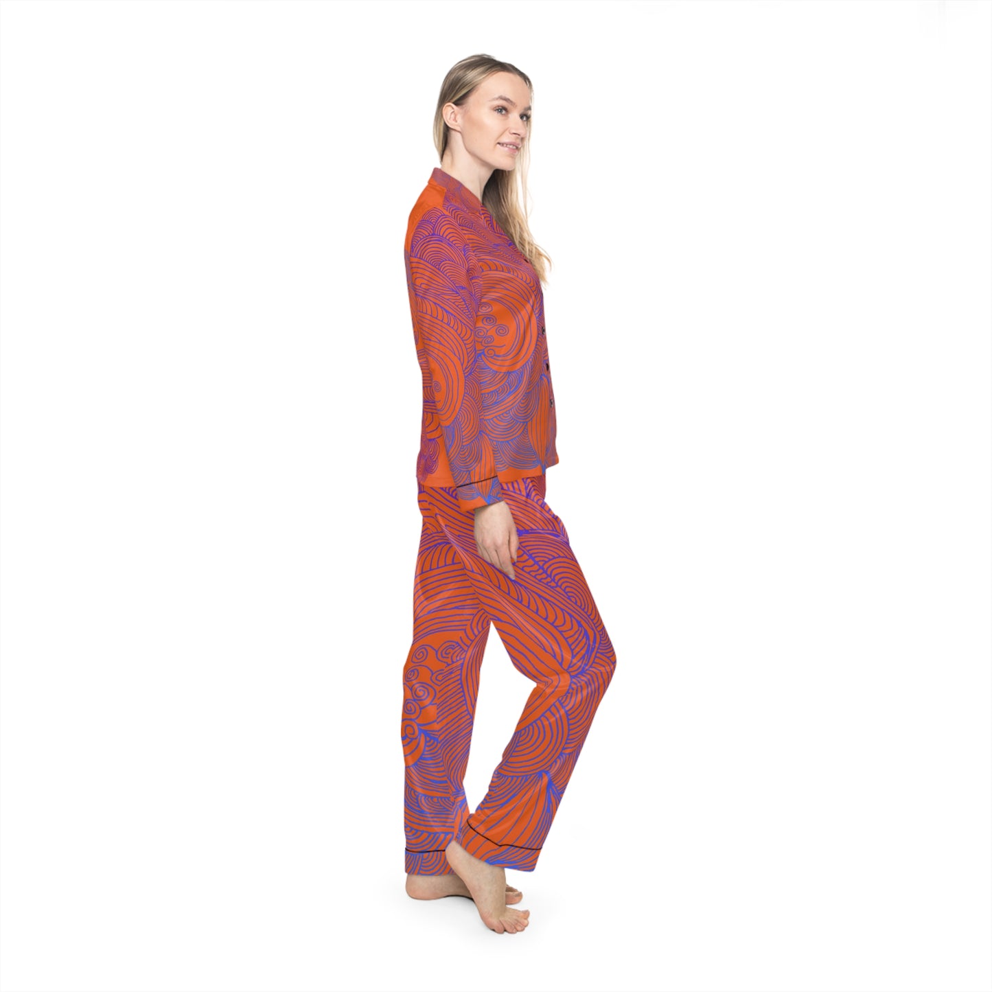 Women's Satin Pajama Set - Elegant Sleepwear
