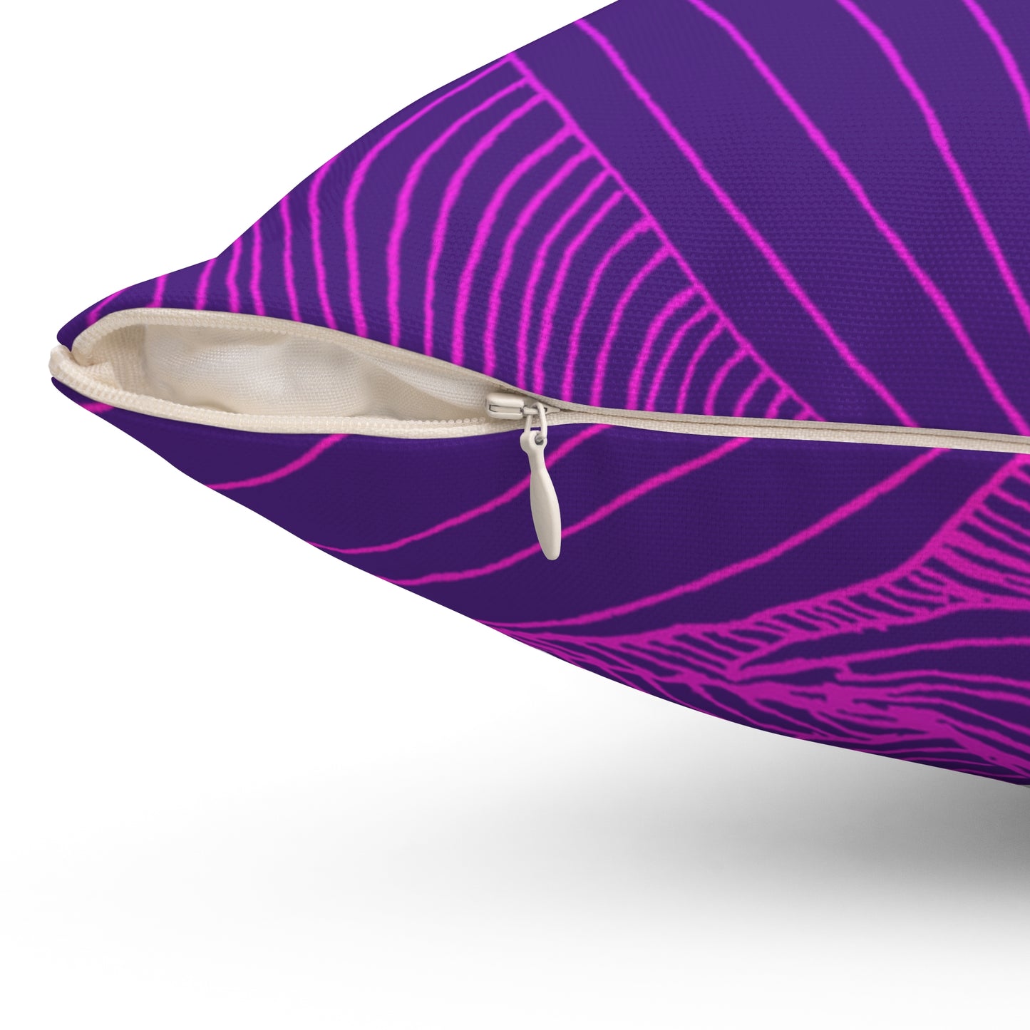 Whispers of Comfort-Spun Polyester Square Pillow