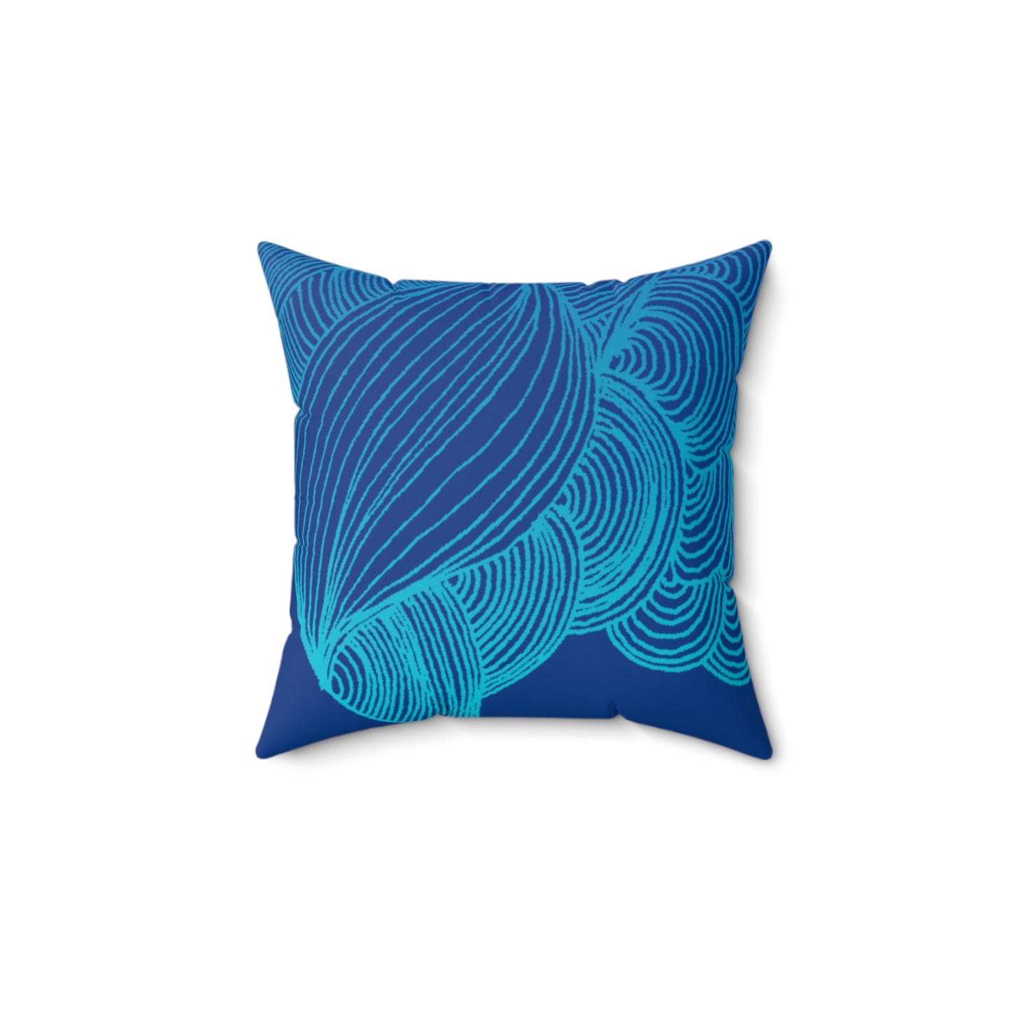 Whispers of Comfort-Spun Polyester Square Pillow