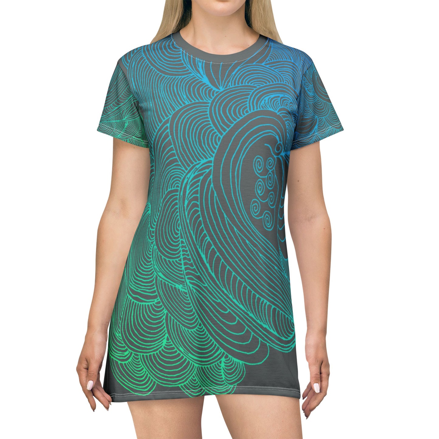 Flow of Love-T-Shirt Dress