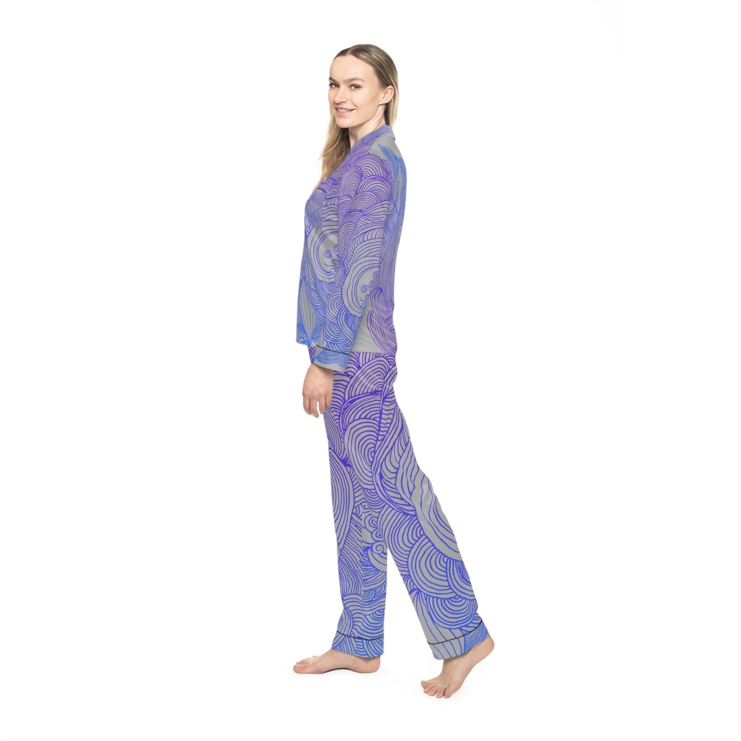 Women's Satin Pajama Set - Elegant Sleepwear