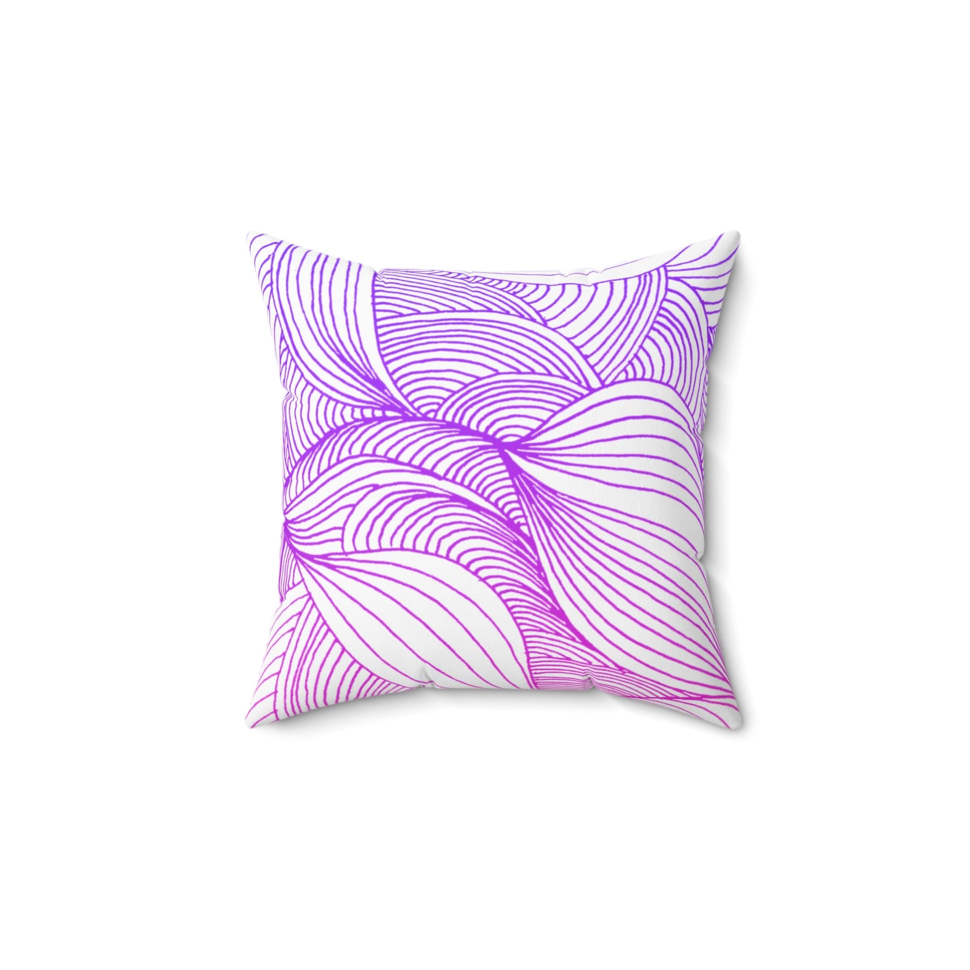 Whispers of Comfort-Spun Polyester Square Pillow