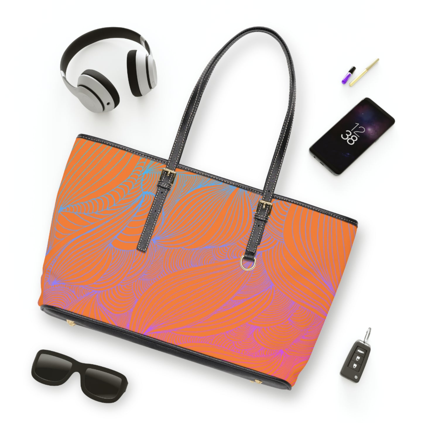 PU Leather Shoulder Bag