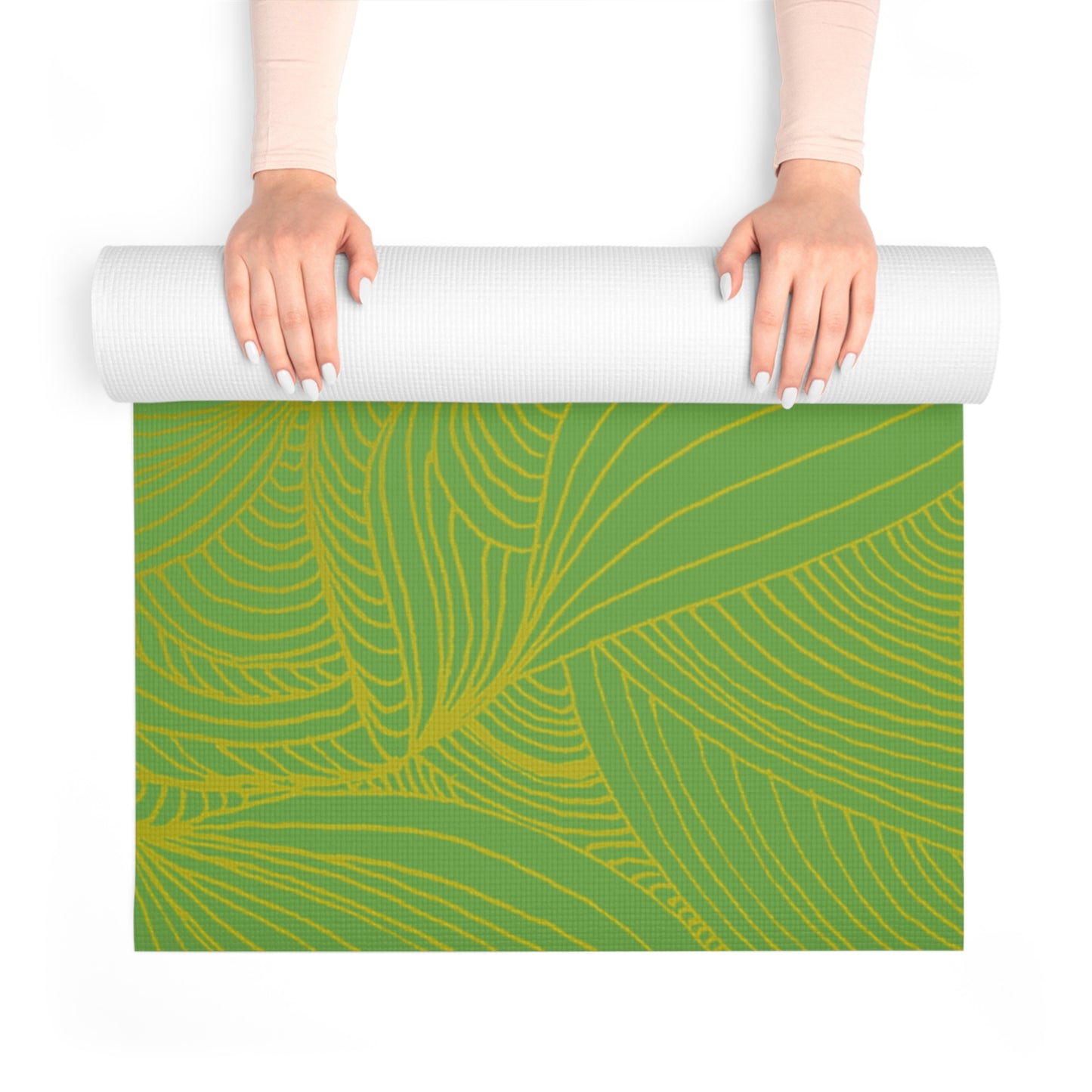 Tranquil Waves Foam Yoga Mat - Comfortable Non-Slip Exercise Mat for All Levels