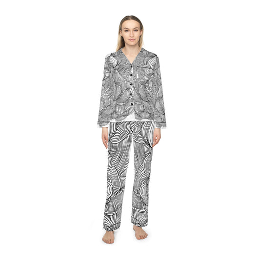 Women's Satin Pajama Set - Elegant Sleepwear