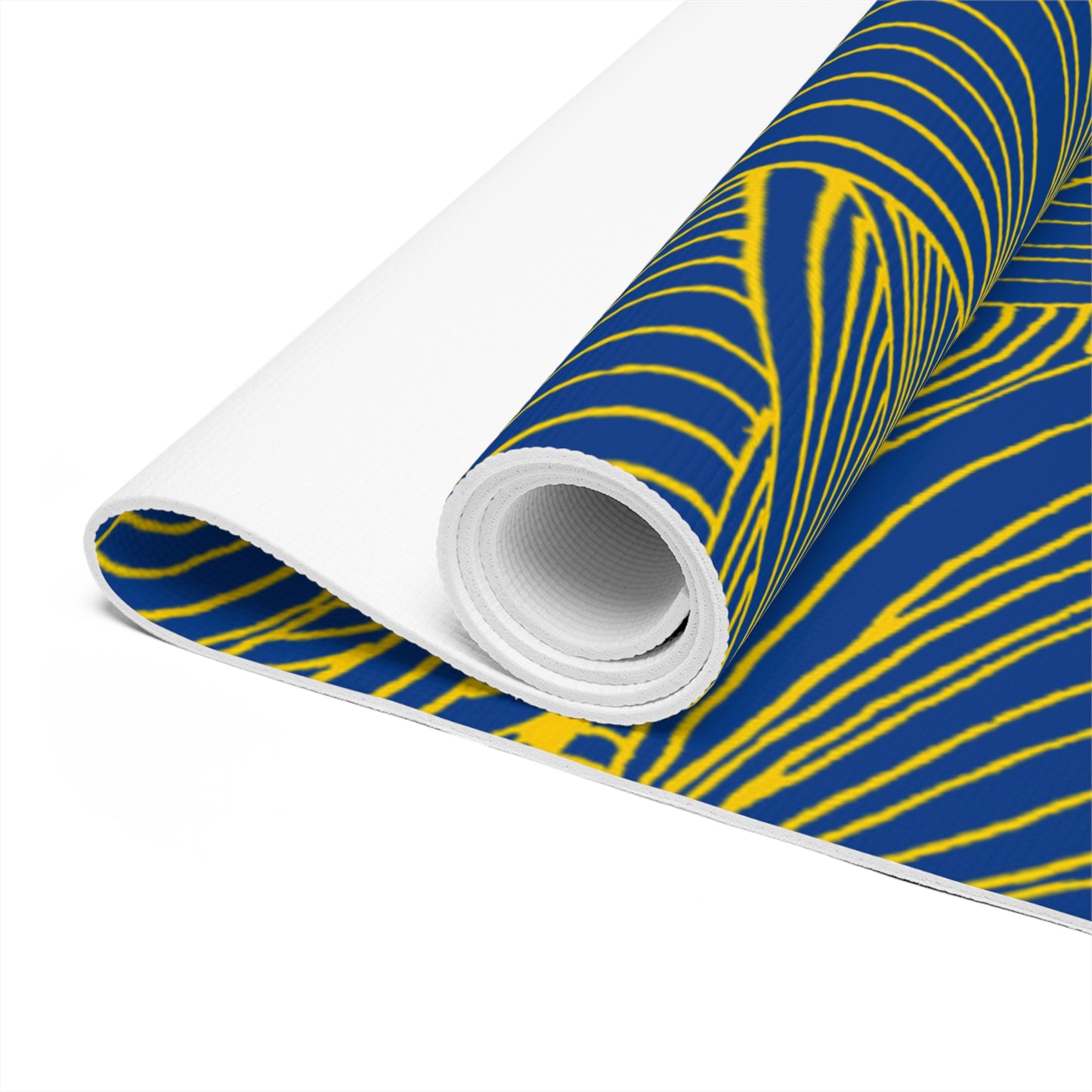 Tranquil Waves Foam Yoga Mat - Comfortable Non-Slip Exercise Mat for All Levels