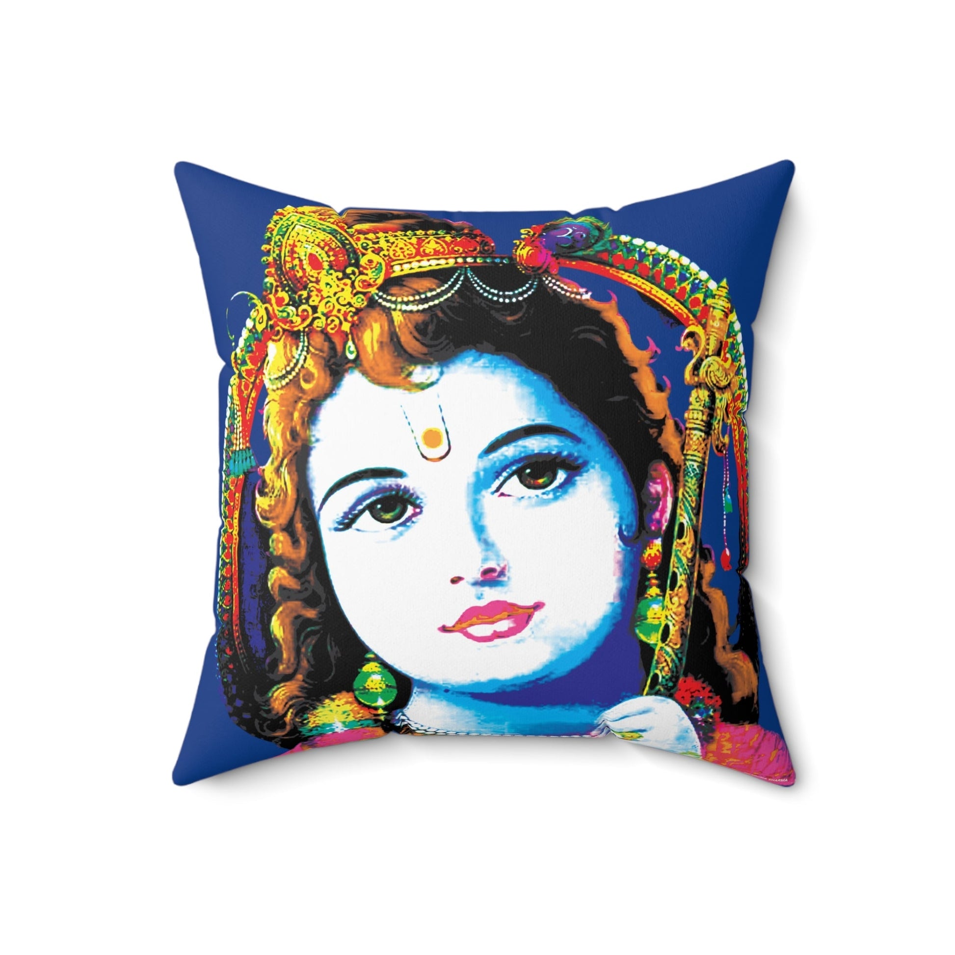 Whispers of Comfort-Spun Polyester Square Pillow
