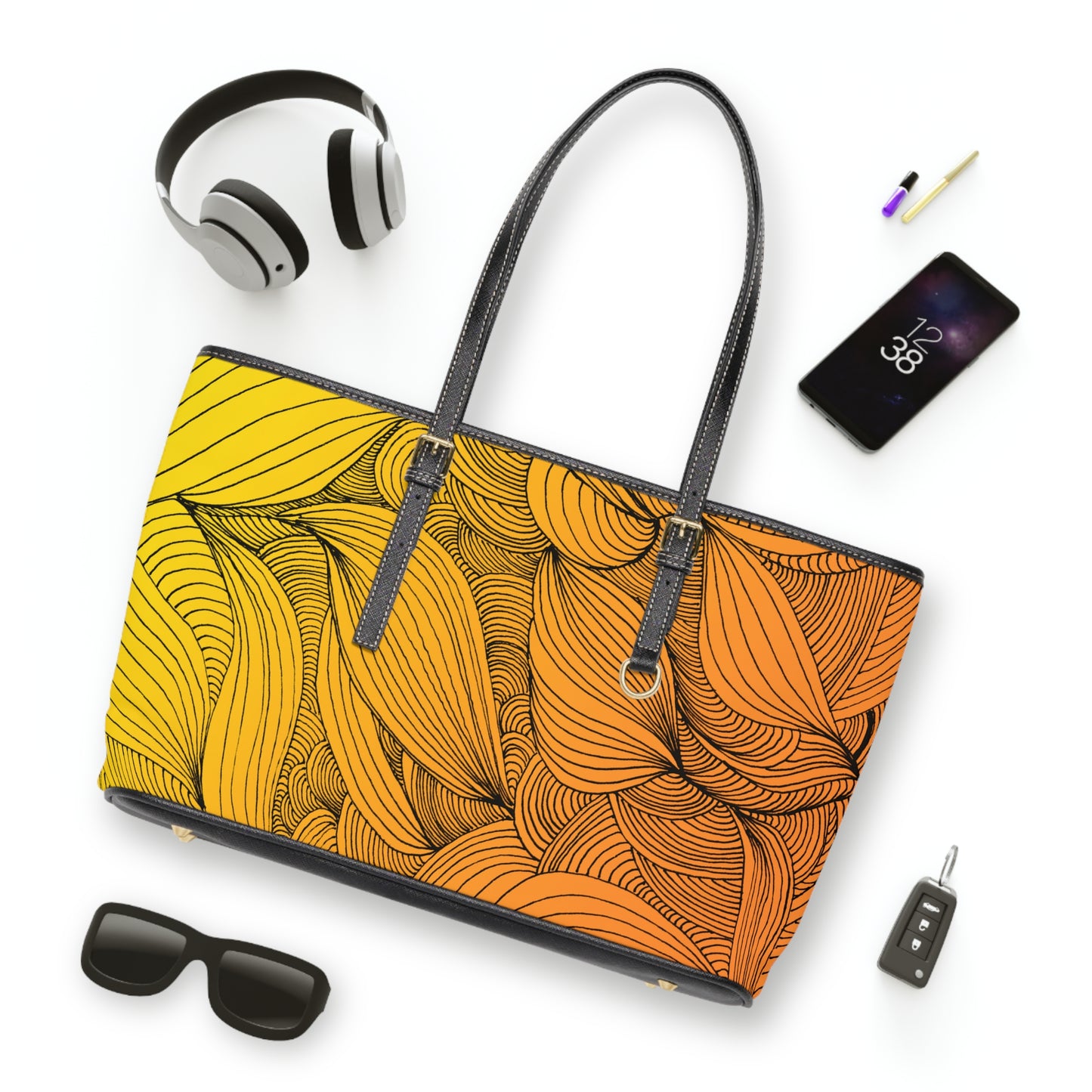 PU Leather Shoulder Bag