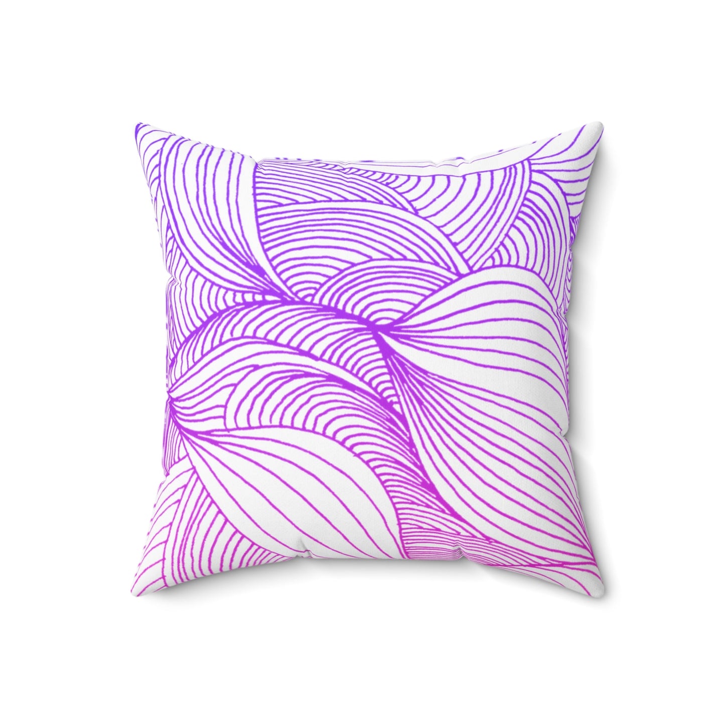 Whispers of Comfort-Spun Polyester Square Pillow