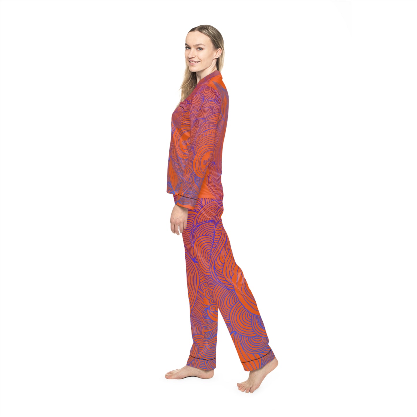 Women's Satin Pajama Set - Elegant Sleepwear