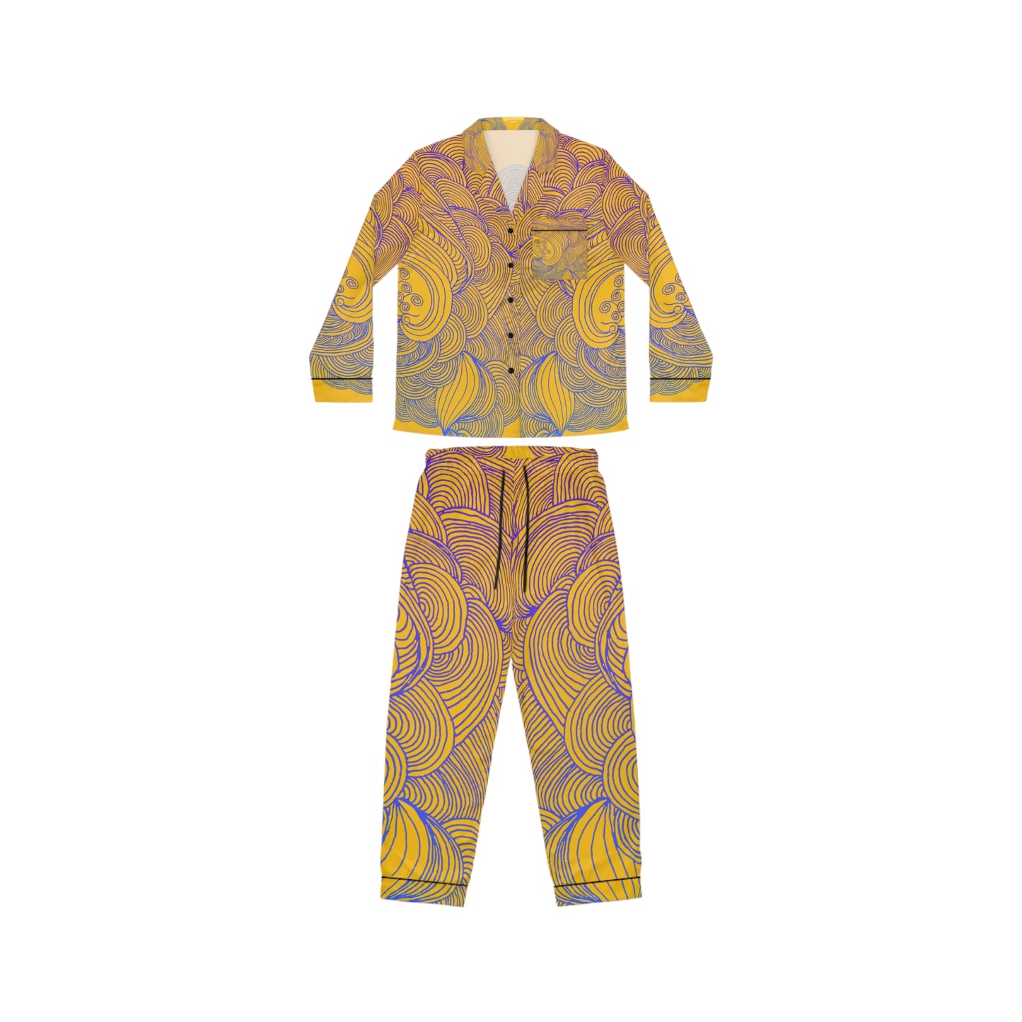 Women's Satin Pajama Set - Elegant Sleepwear