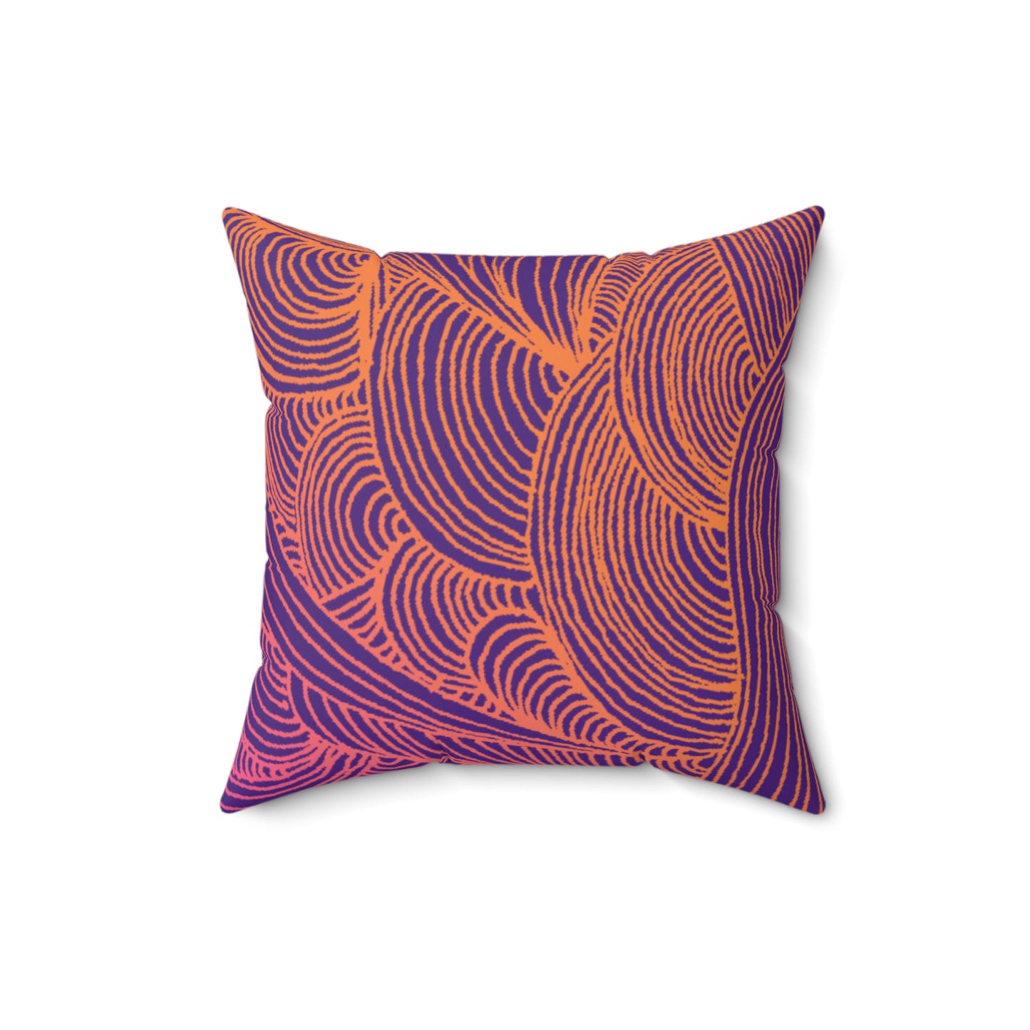 Whispers of Comfort-Spun Polyester Square Pillow