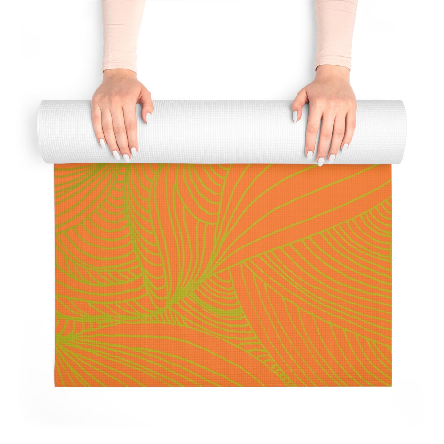 Tranquil Waves Foam Yoga Mat - Comfortable Non-Slip Exercise Mat for All Levels