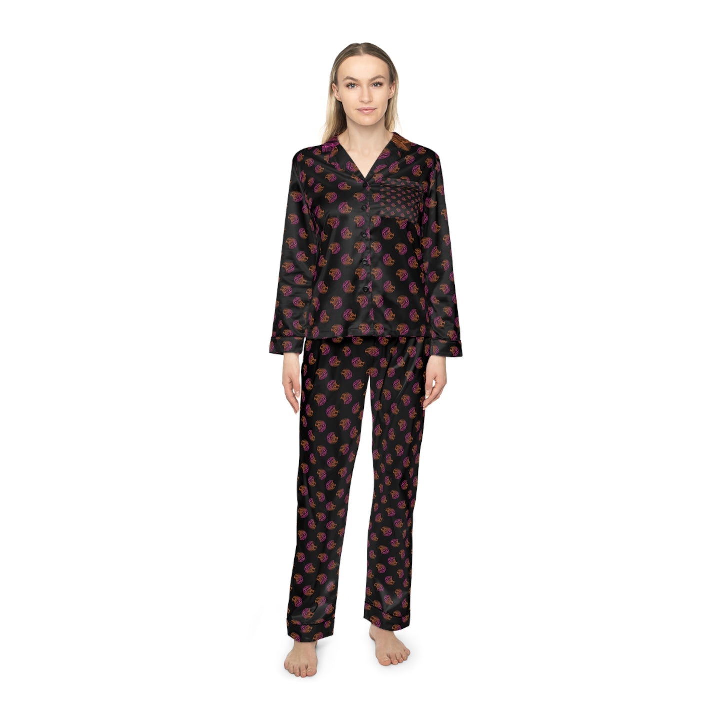 Women's Satin Pajama Set - Elegant Sleepwear