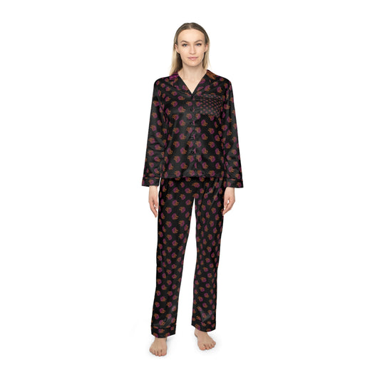 Women's Satin Pajama Set - Elegant Sleepwear