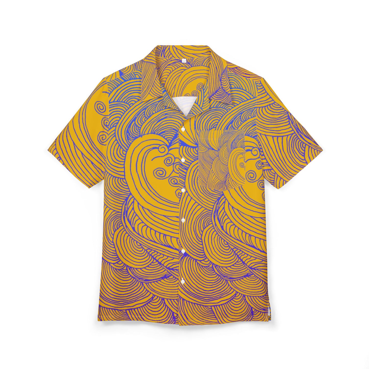 Unisex Hawaiian Button-Down Shirt - Tropical Summer Vibes