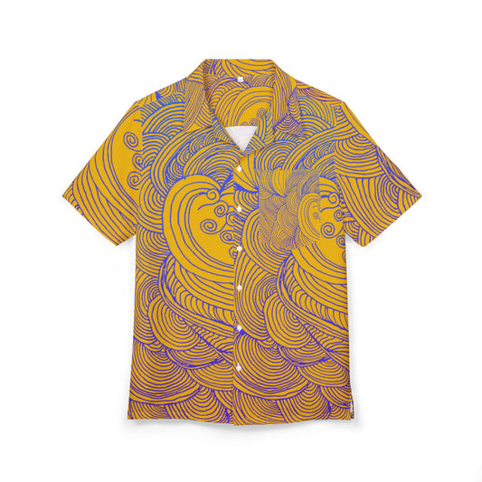 Unisex Hawaiian Button-Down Shirt - Tropical Summer Vibes