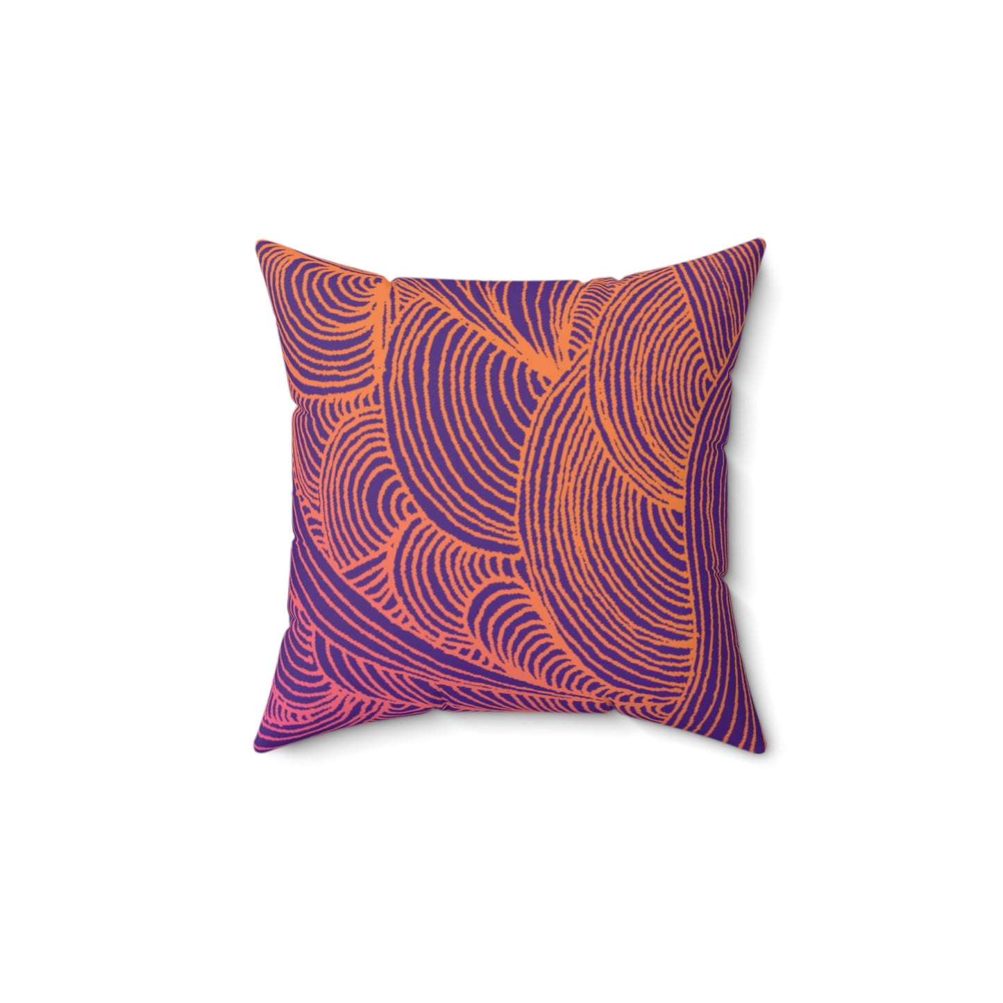 Whispers of Comfort-Spun Polyester Square Pillow