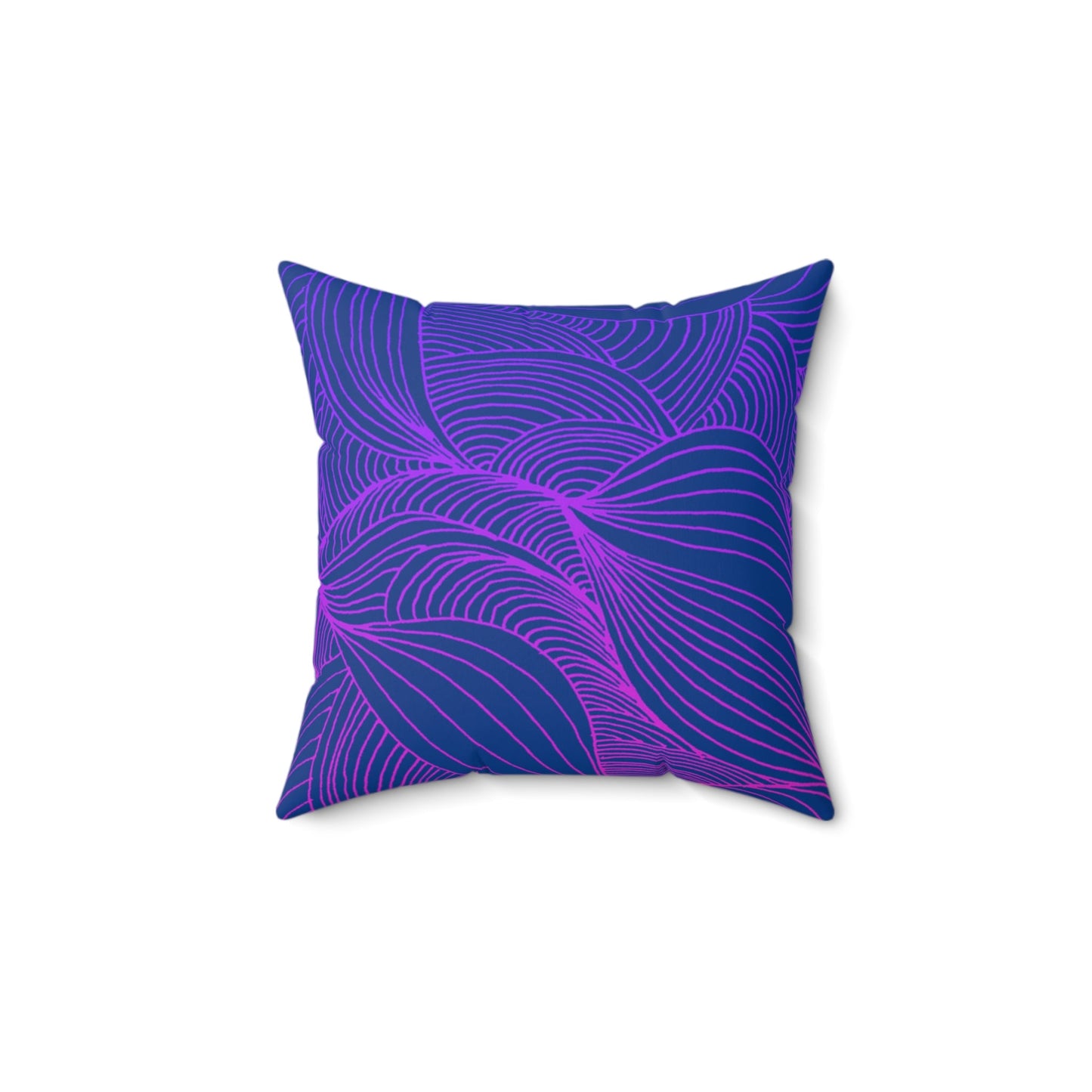 Whispers of Comfort-Spun Polyester Square Pillow
