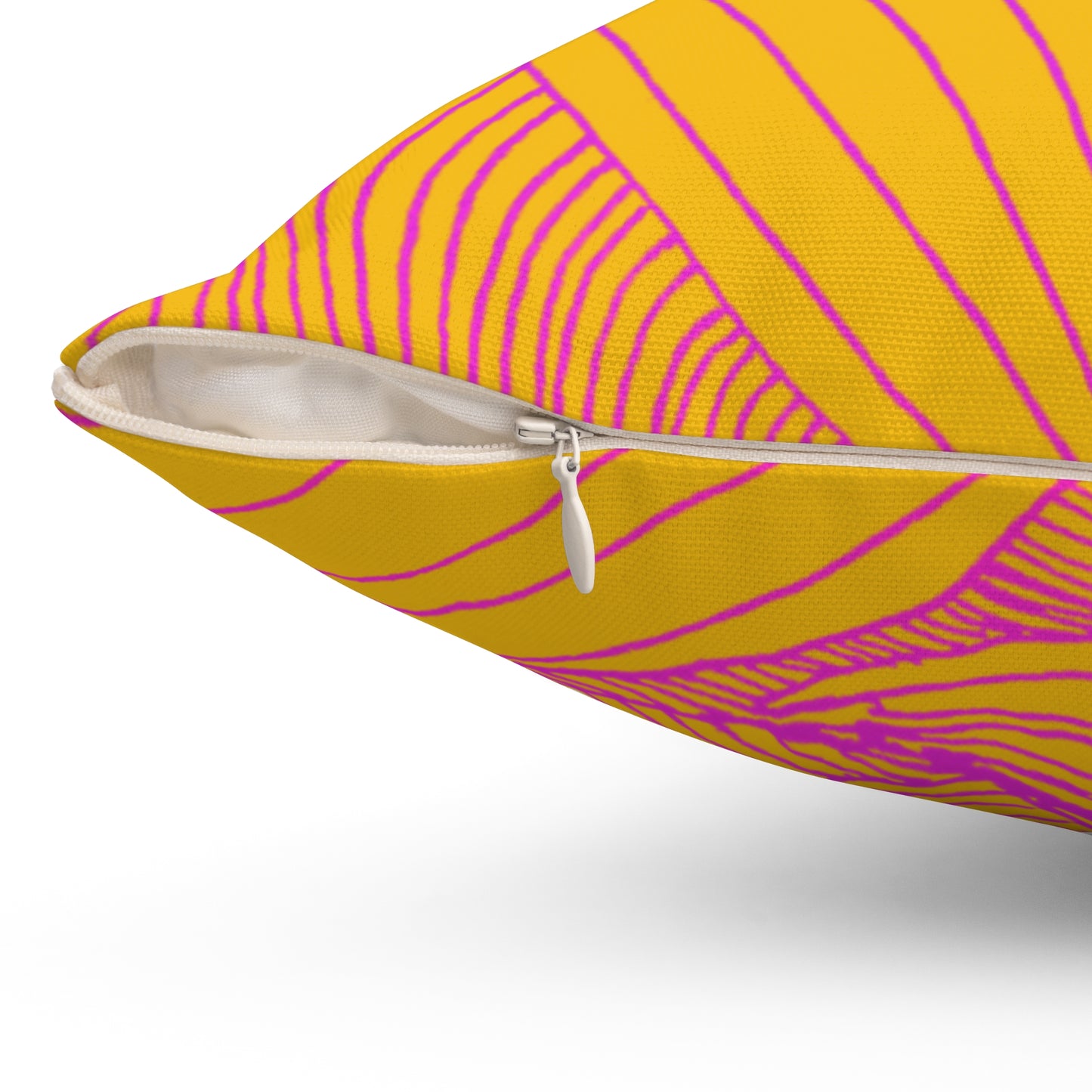 Whispers of Comfort-Spun Polyester Square Pillow